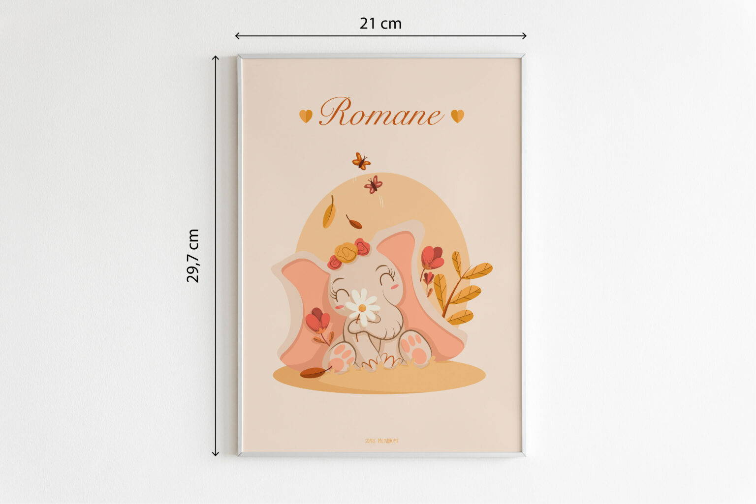 Autocollants Muraux Personnalisés Pour Chambre D'enfant - Prénom Et Nuages, Cheval, éléphant, Licorne - Style Contemporain