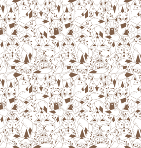 Motifs renard papier peint