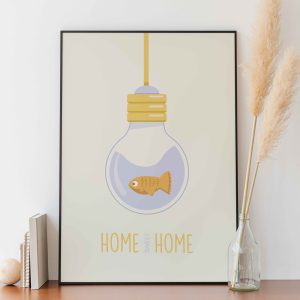 Affiche Home Sweet Home Décoration entrée