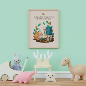 AFFICHE ANIMAUX TORTUES