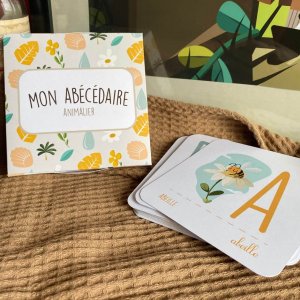 CARTES ALPHABET - ABECEDAIRE ANIMAUX